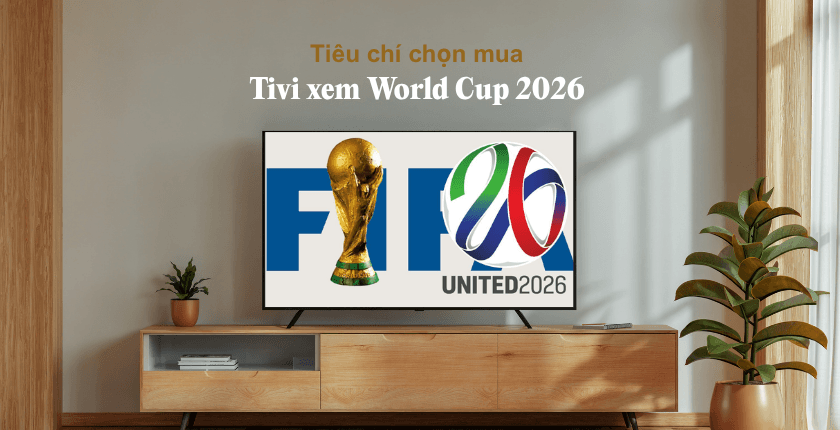 Tiêu chí chọn mua Tivi xem World Cup 2026 chuẩn nhất