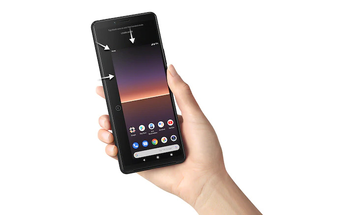Cầm Sony Xperia 10 II một tay tiện lợi